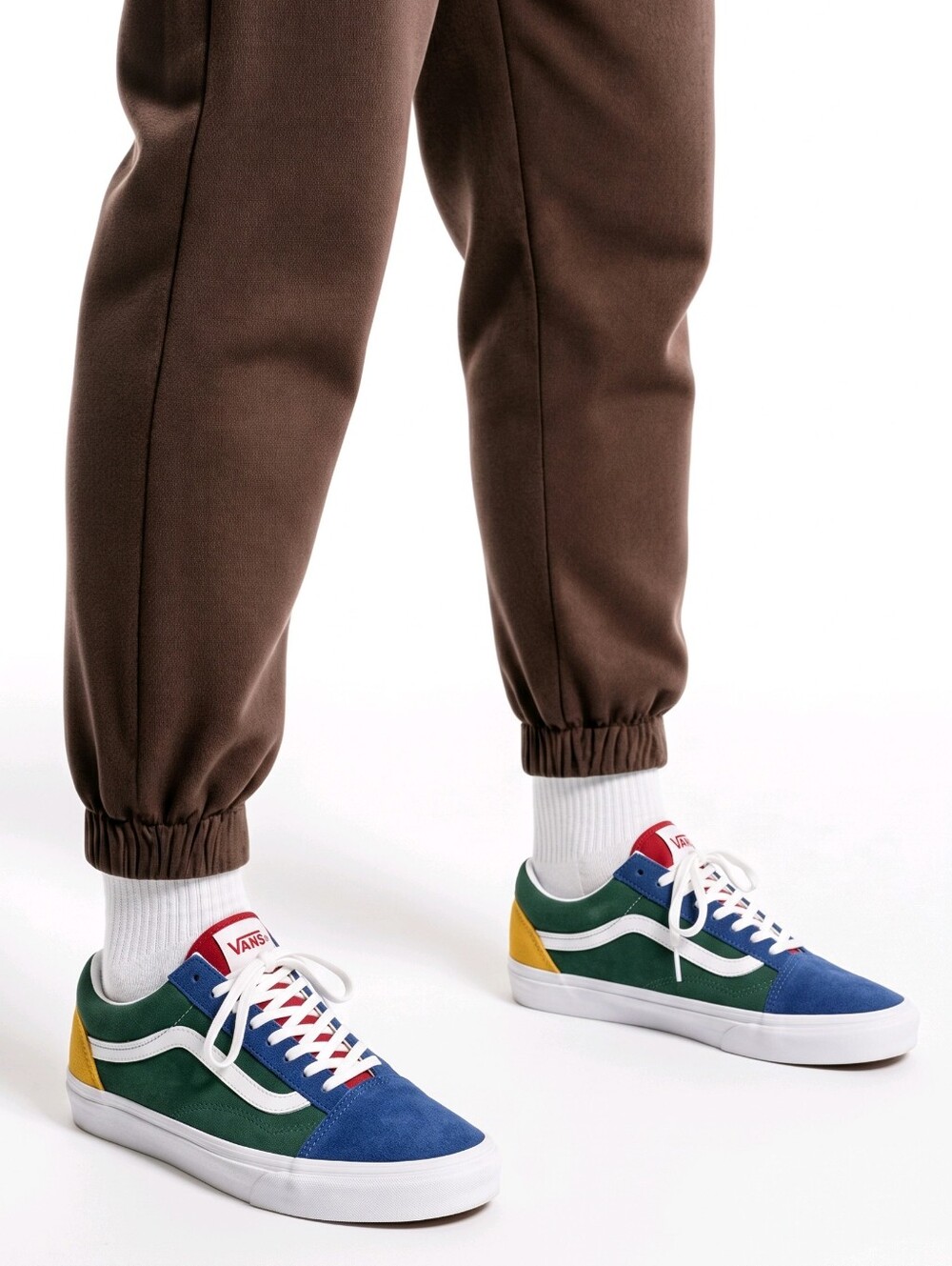Vans Old Skool Boat Suede/ Canvas Multi-Color Sneakers Mens 9/womens 10.5